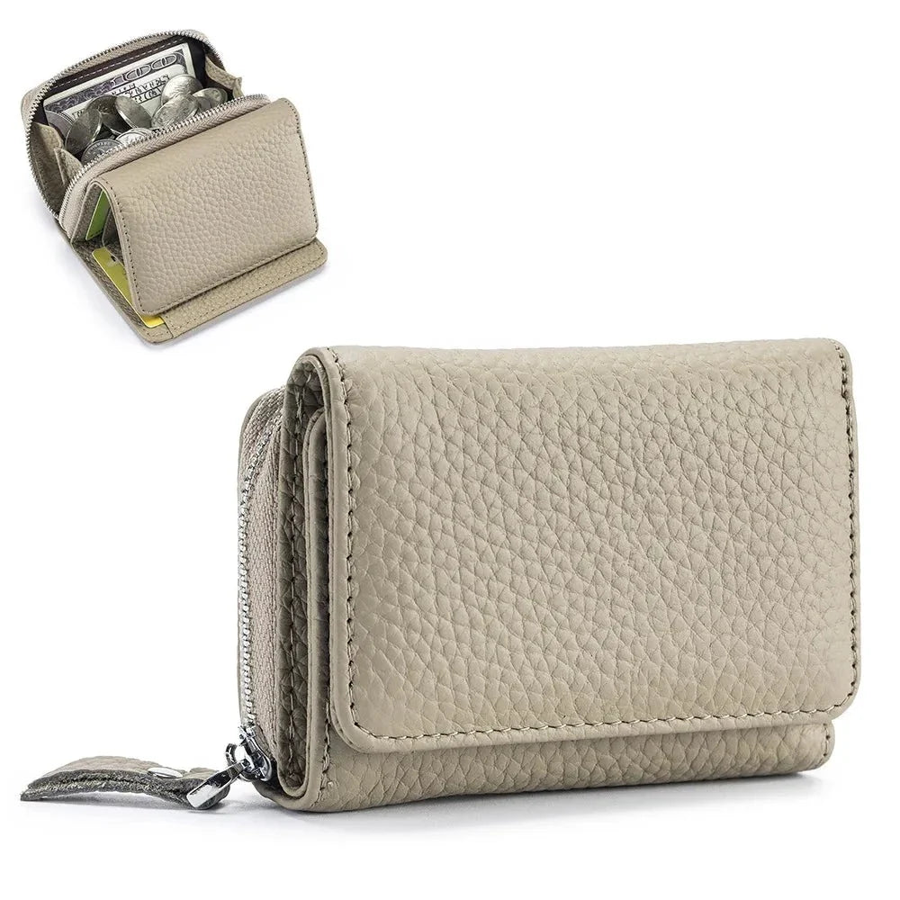Genuine Leather Wallet with Practical Detail
