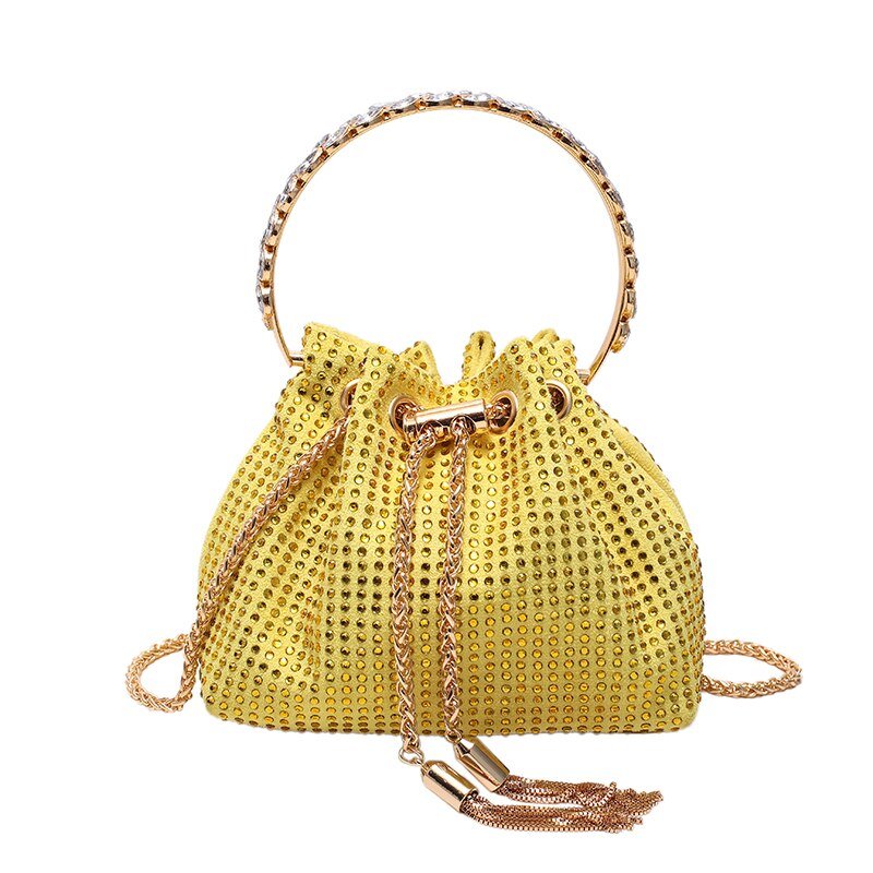 Synthetic Leather Crossbody Bag with Round Detail