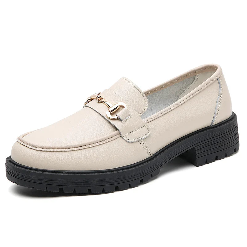 Signature Chunky Sole Loafers with Gold Snaffle