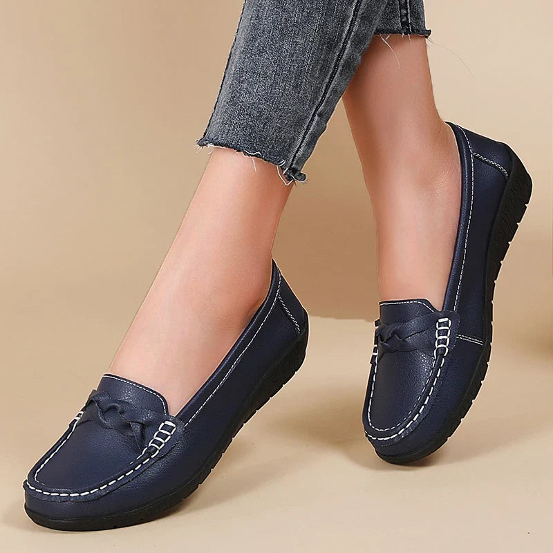 Understated Soft Leather Loafers
