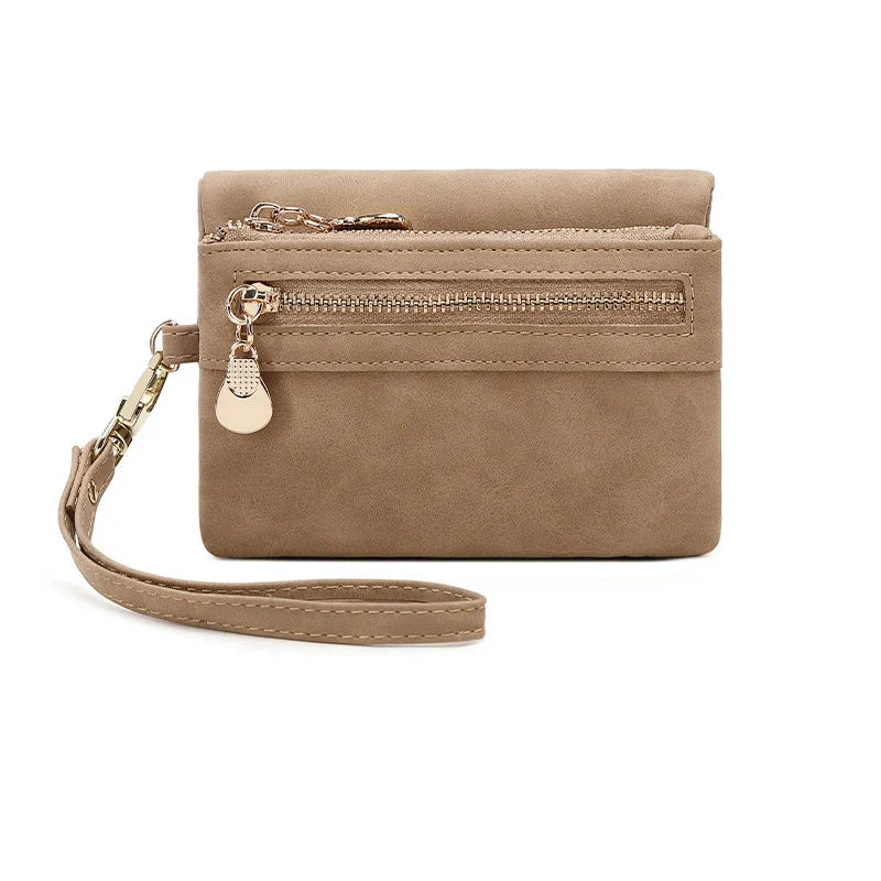 Zip Coin Purse with Wrist Strap