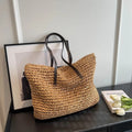 Woven Straw Tote Bag