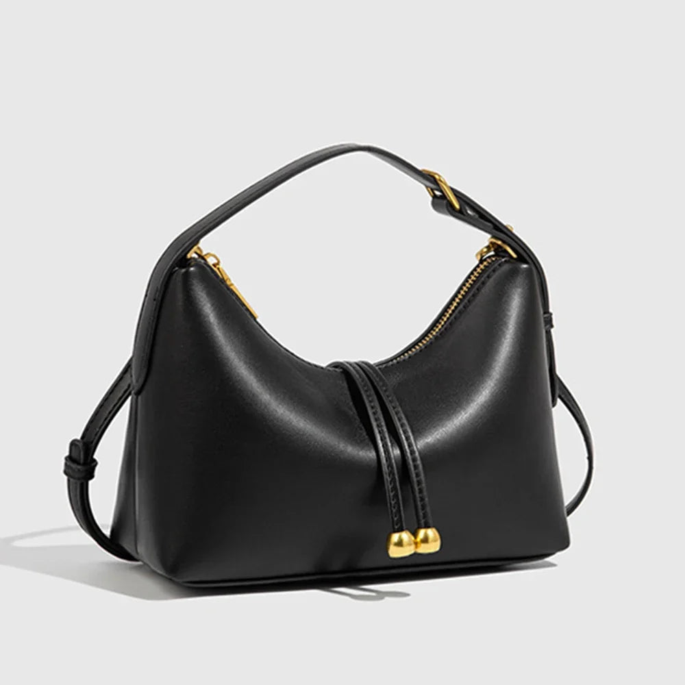 Effortless Sylvana Smooth Leather Hobo
