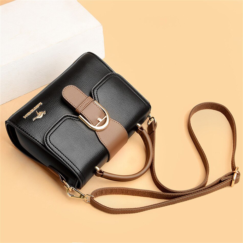 Sculpted Leather Phone Bag