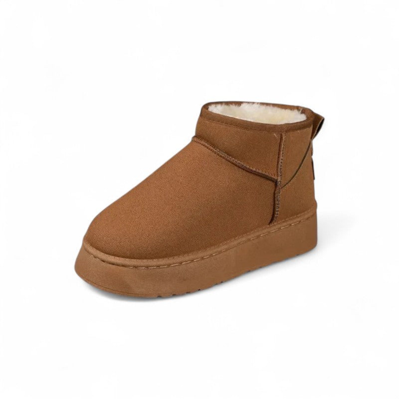 Bold Josette Chunky Shearling-Lined Boots