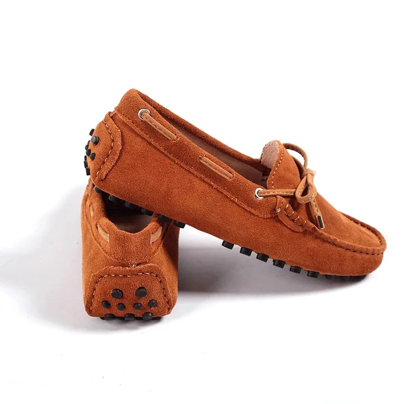 Weekend Lightweight Flat Suede Loafers