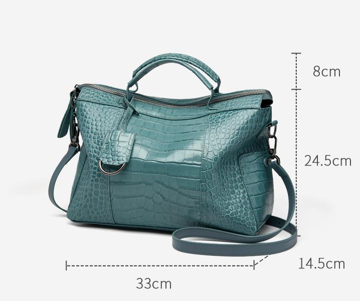 Statement Genuine Leather Messenger Bag