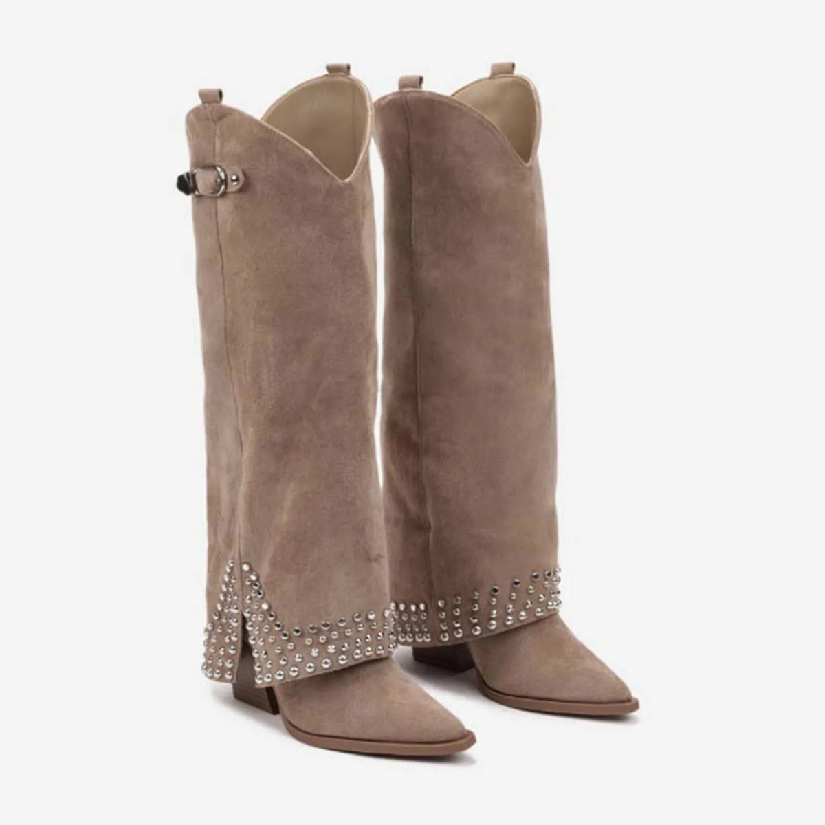 Statement Winnifred Studded Rhinestone Western Boots