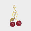 Cherry Metal Bag Charm