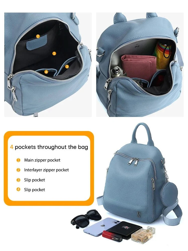 Urban Backpack in Genuine Leather