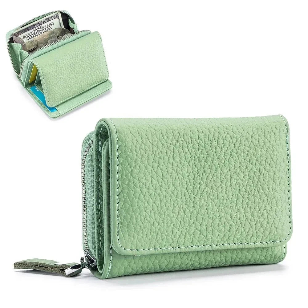 Genuine Leather Wallet with Practical Detail