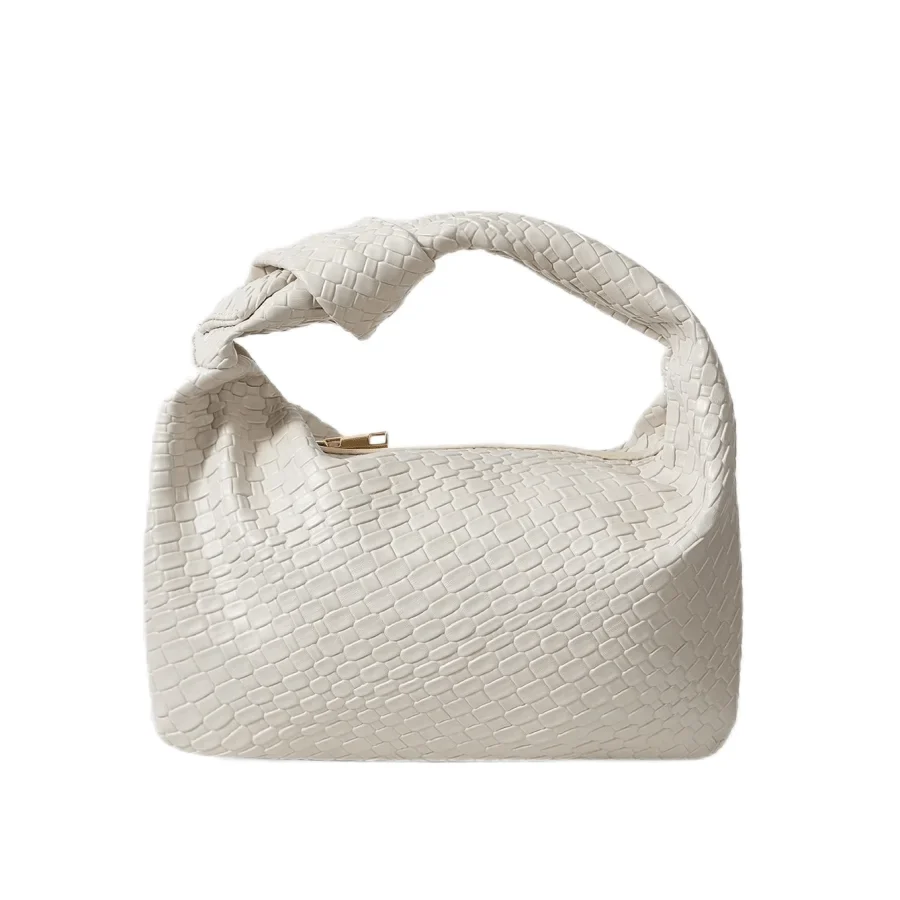 Woven PU Leather Shoulder Bag