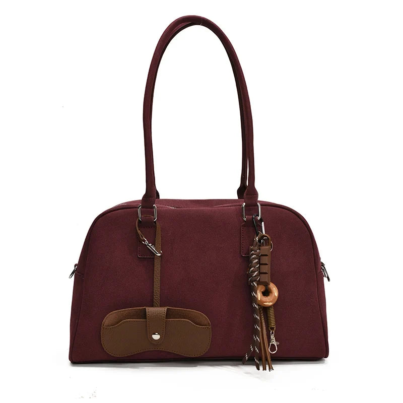 Effortless Soft Suede Crossbody Bag
