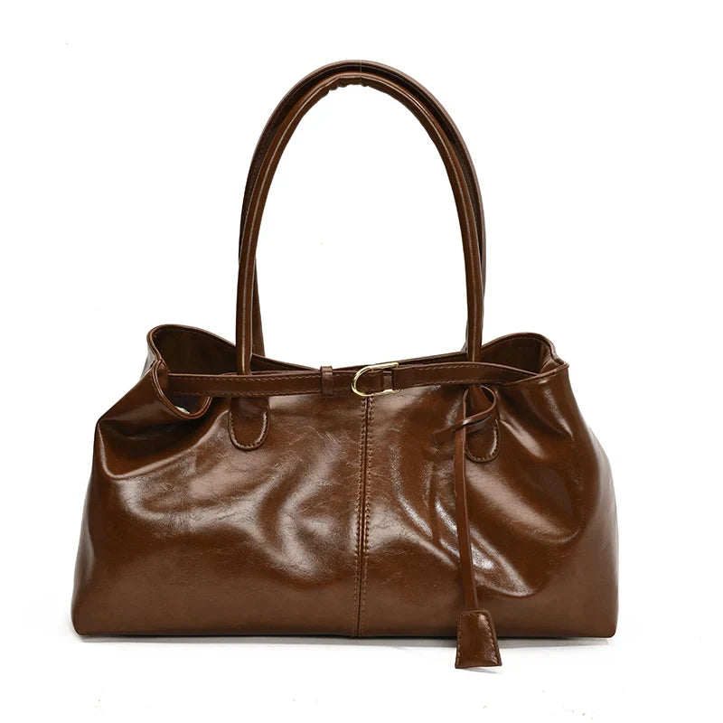 Signature Florentine Leather Shoulder Bag