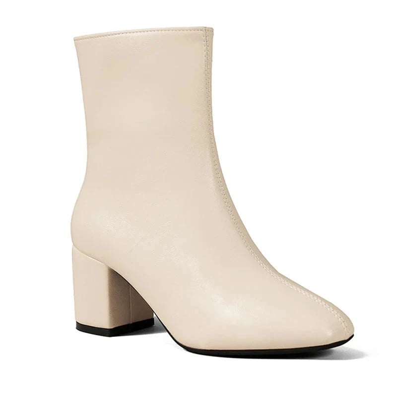 Statement Celestia Glossy Leather Booties