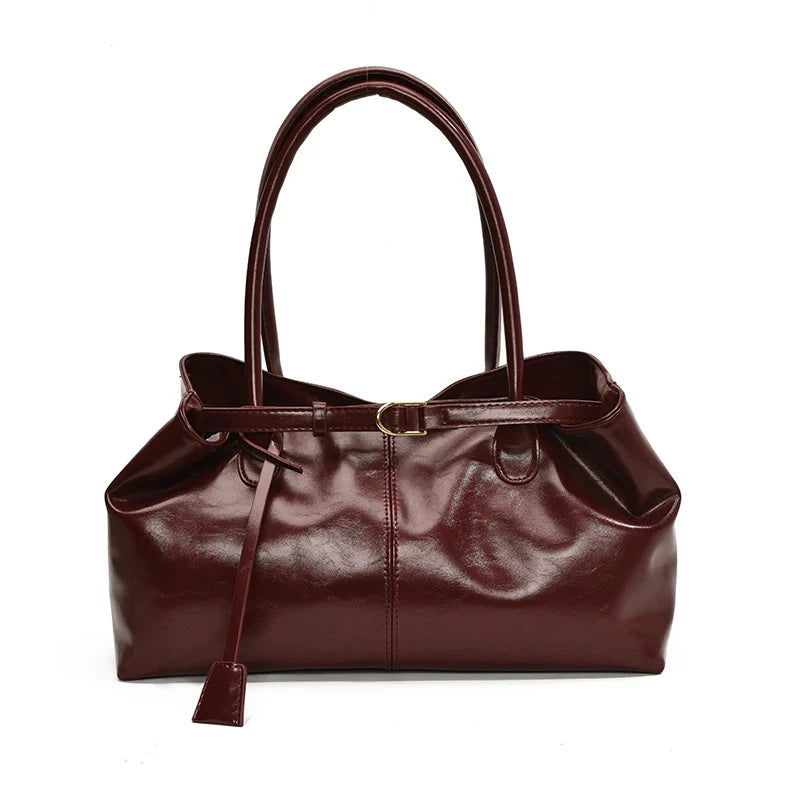 Signature Florentine Leather Shoulder Bag