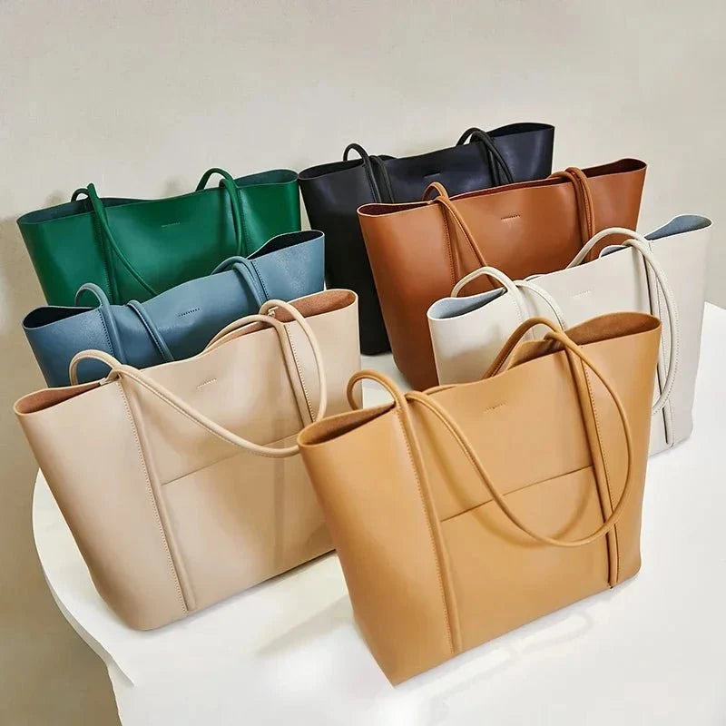 Mini Genuine Leather Tote Bag