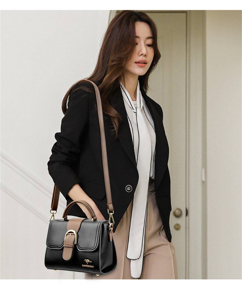 Sculpted Leather Phone Bag