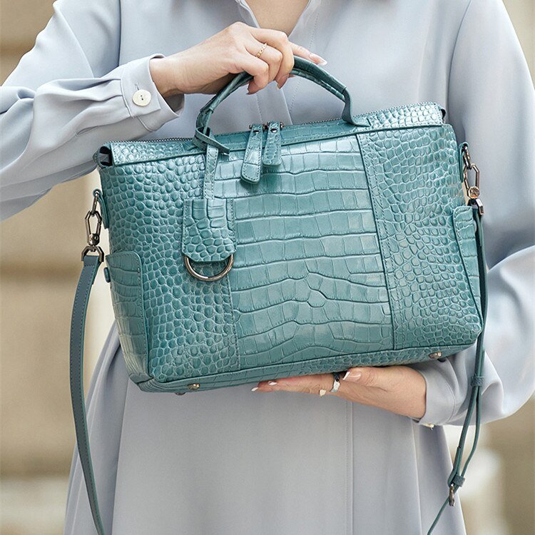 Statement Genuine Leather Messenger Bag