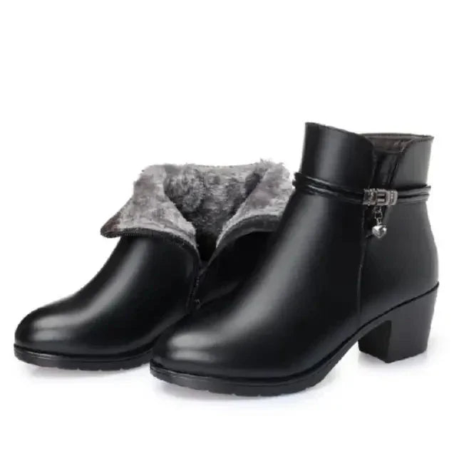 Effortless Bianca Fleece-Lined Ankle Boots