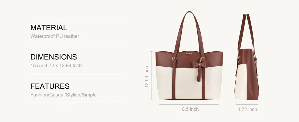 Mini PU Leather Tote Bag