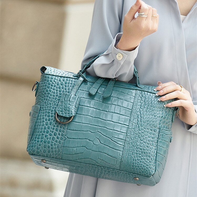 Statement Genuine Leather Messenger Bag