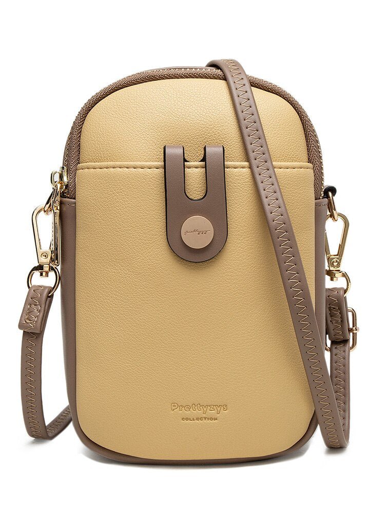 Mini PU Leather Crossbody Bag