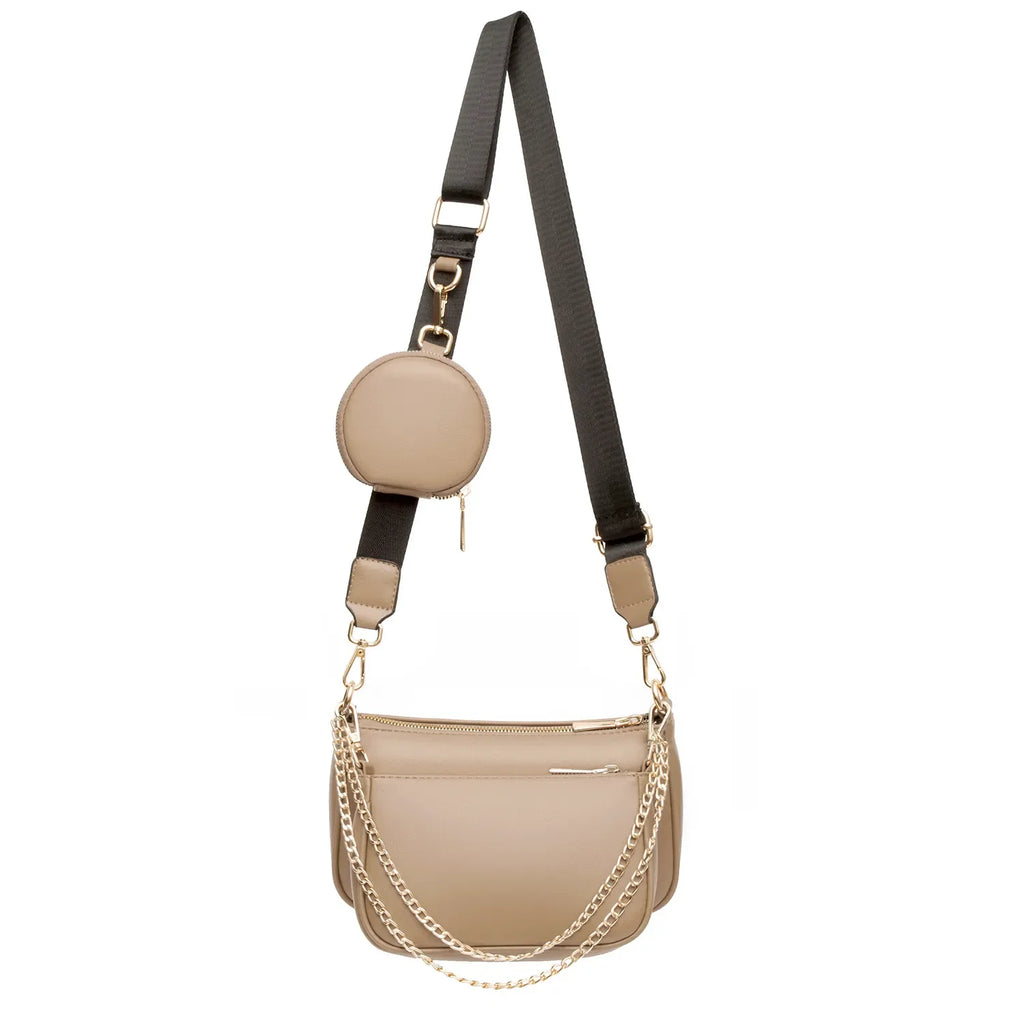 Croc-Effect Crossbody Bag