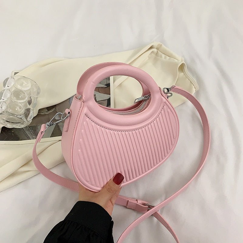 Refined Crossbody Bag in PU Leather