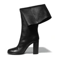 Timeless Romy Tall Boots in Black Leather