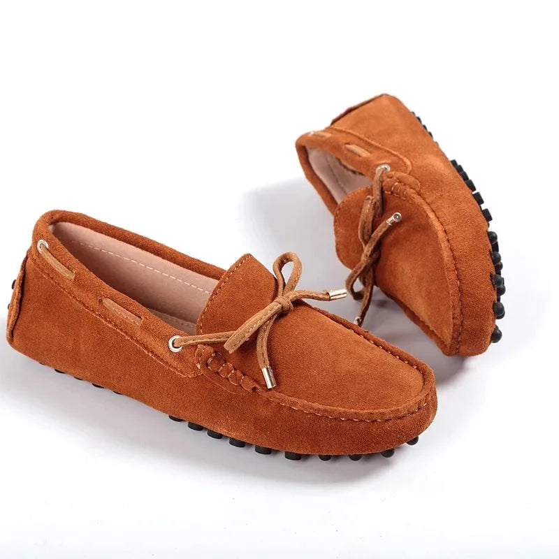 Weekend Lightweight Flat Suede Loafers