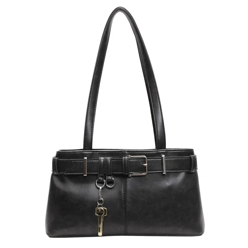 Polished Full-Grain Leather Crossbody
