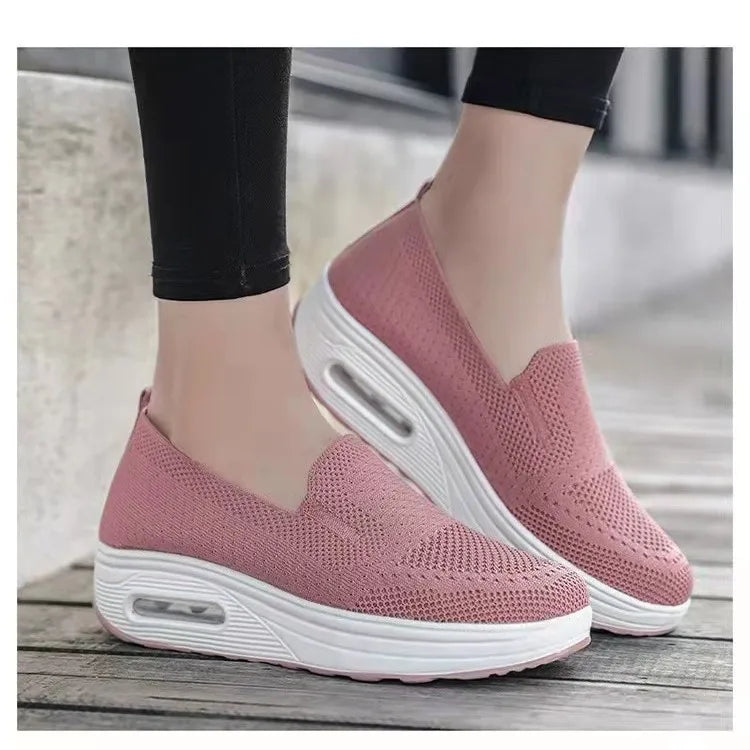 All-Day Priya Wedge Loafers with Air-Cushioned Sole