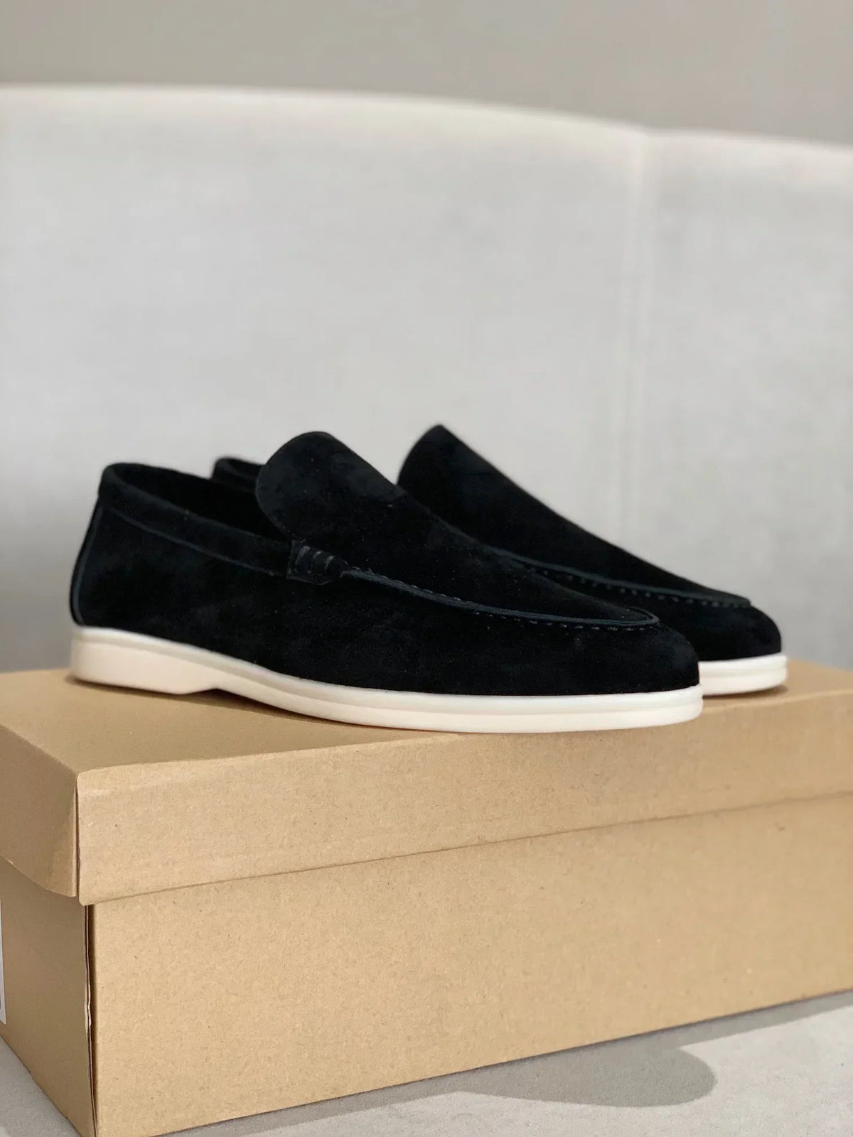 Effortless Belinda Casual Suede Loafers with Flexible Sole