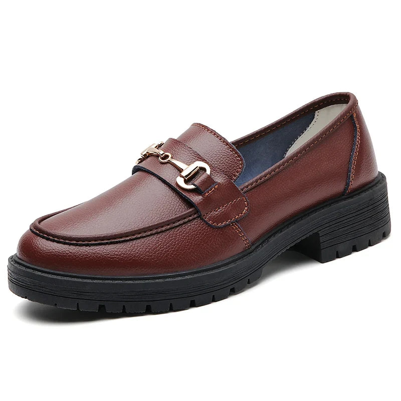 Signature Chunky Sole Loafers with Gold Snaffle