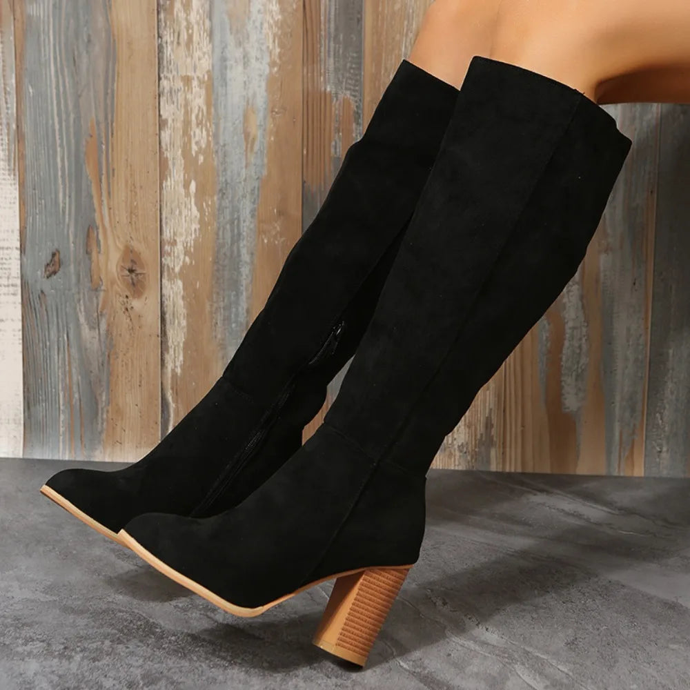 Understated Tall Suede Boots