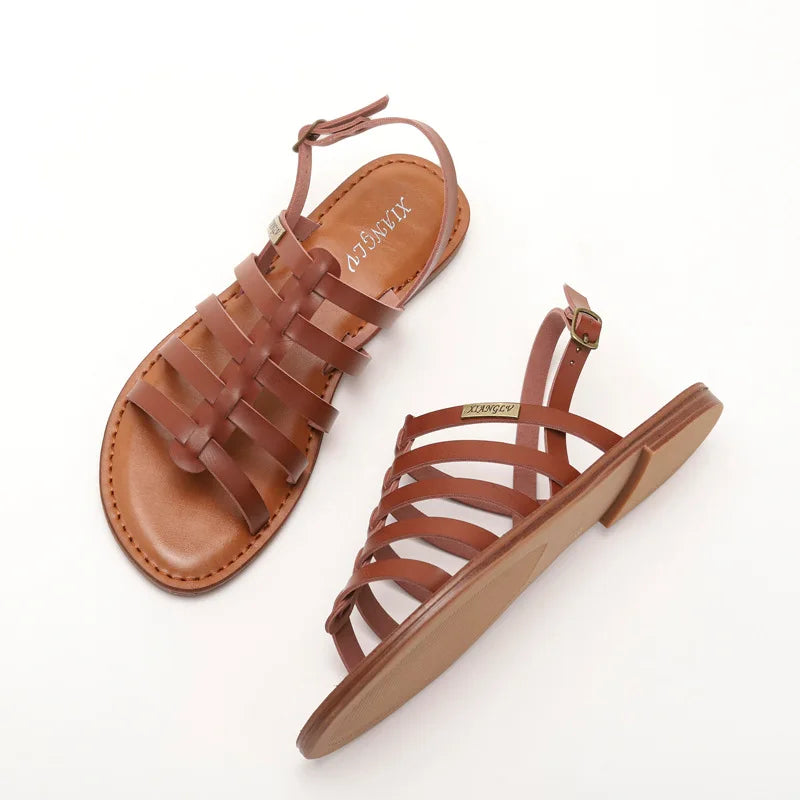 Statement Leather Gladiator Sandals