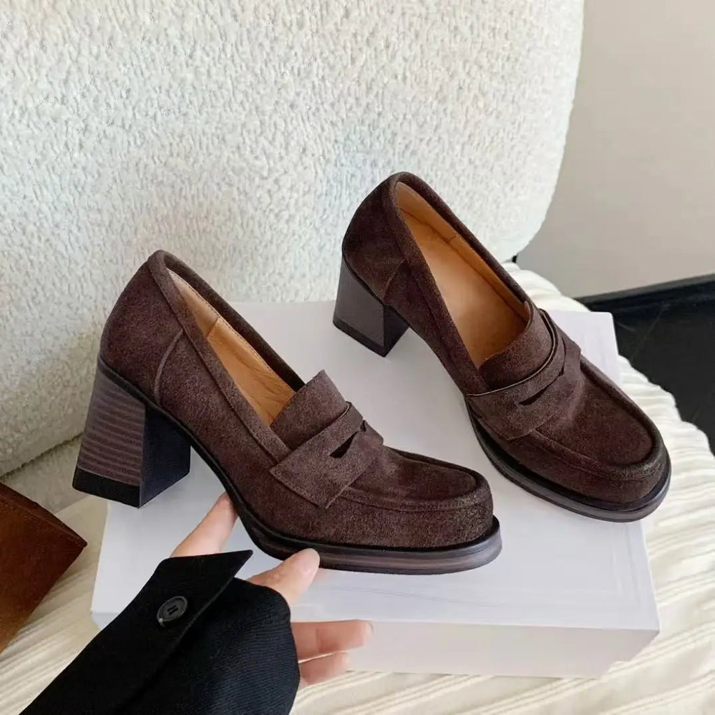Statement High Heel Loafers
