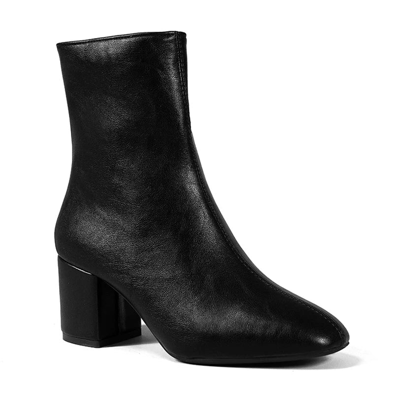 Statement Celestia Glossy Leather Booties