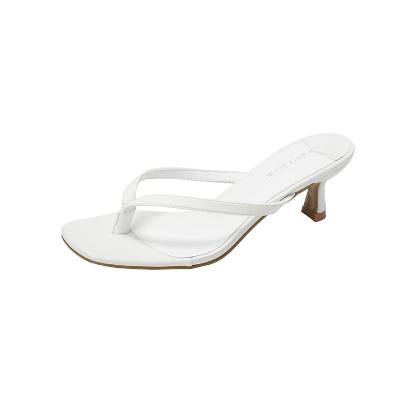 Essential Dahlia Leather Low-Heel Sandals