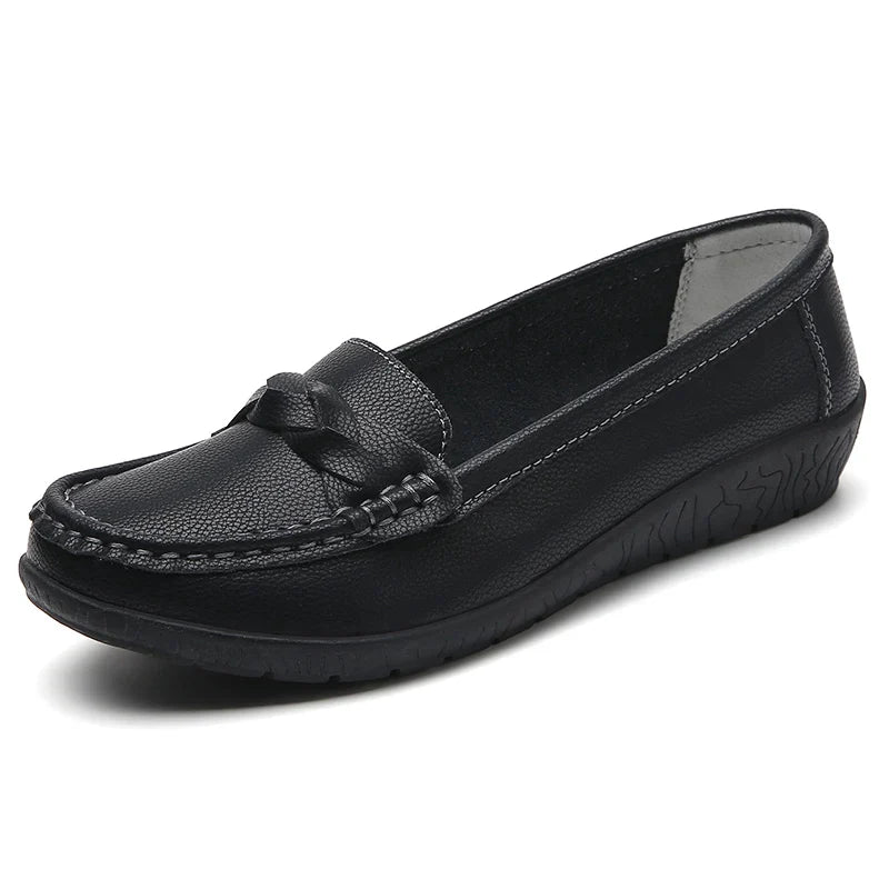 Understated Soft Leather Loafers