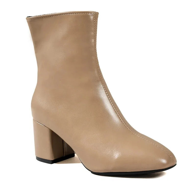 Statement Celestia Glossy Leather Booties