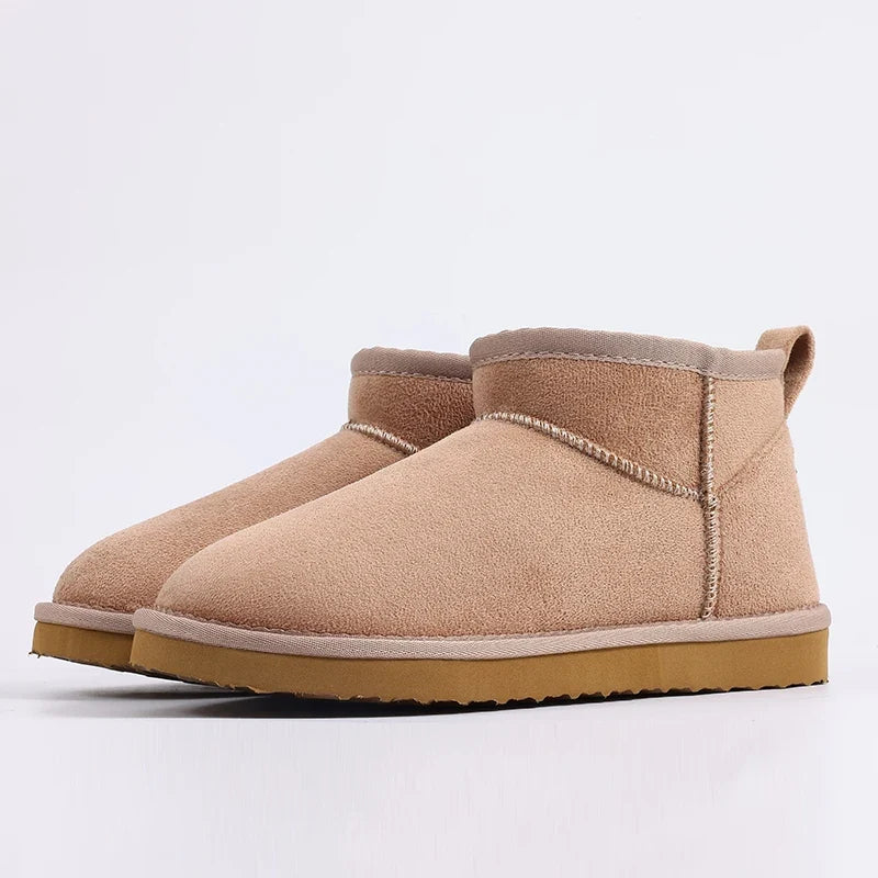 Sleek Slim Shearling-Lined Boots