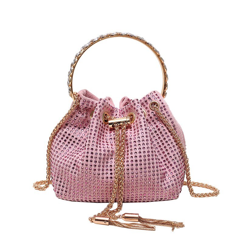 Synthetic Leather Crossbody Bag with Round Detail