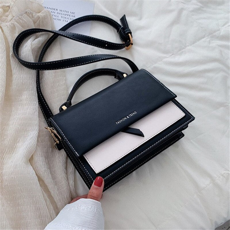 Modern Leather Tote Bag