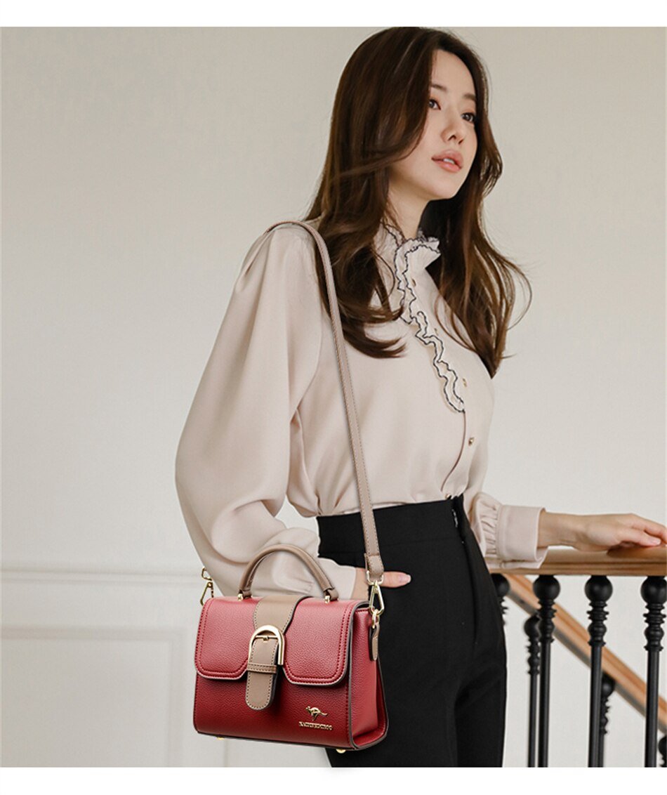 Sculpted Leather Phone Bag