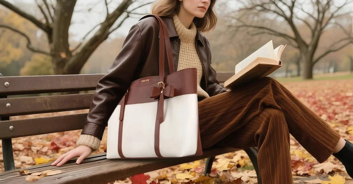 Mini PU Leather Tote Bag
