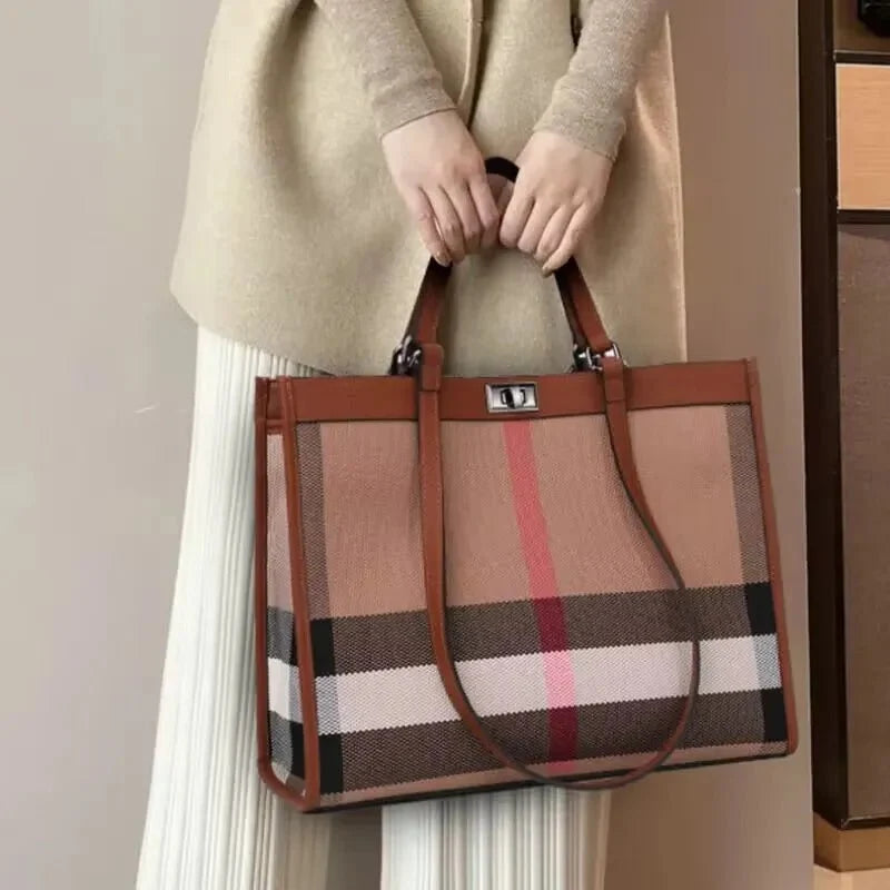 Roomy Genuine Leather Tote Bag