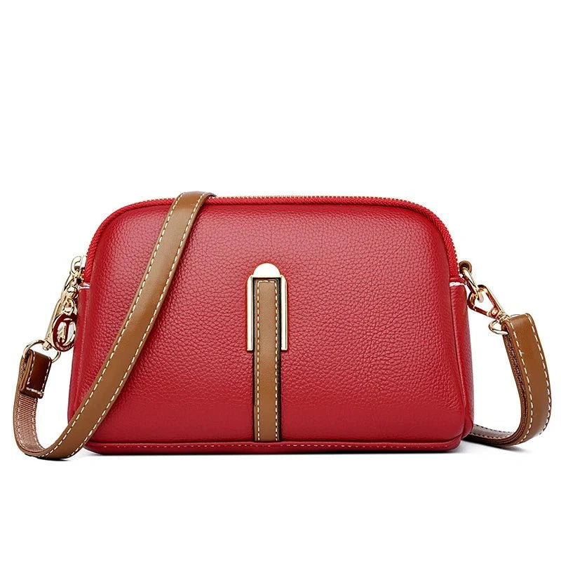 Contemporary Genuine Leather Shoulder Bag