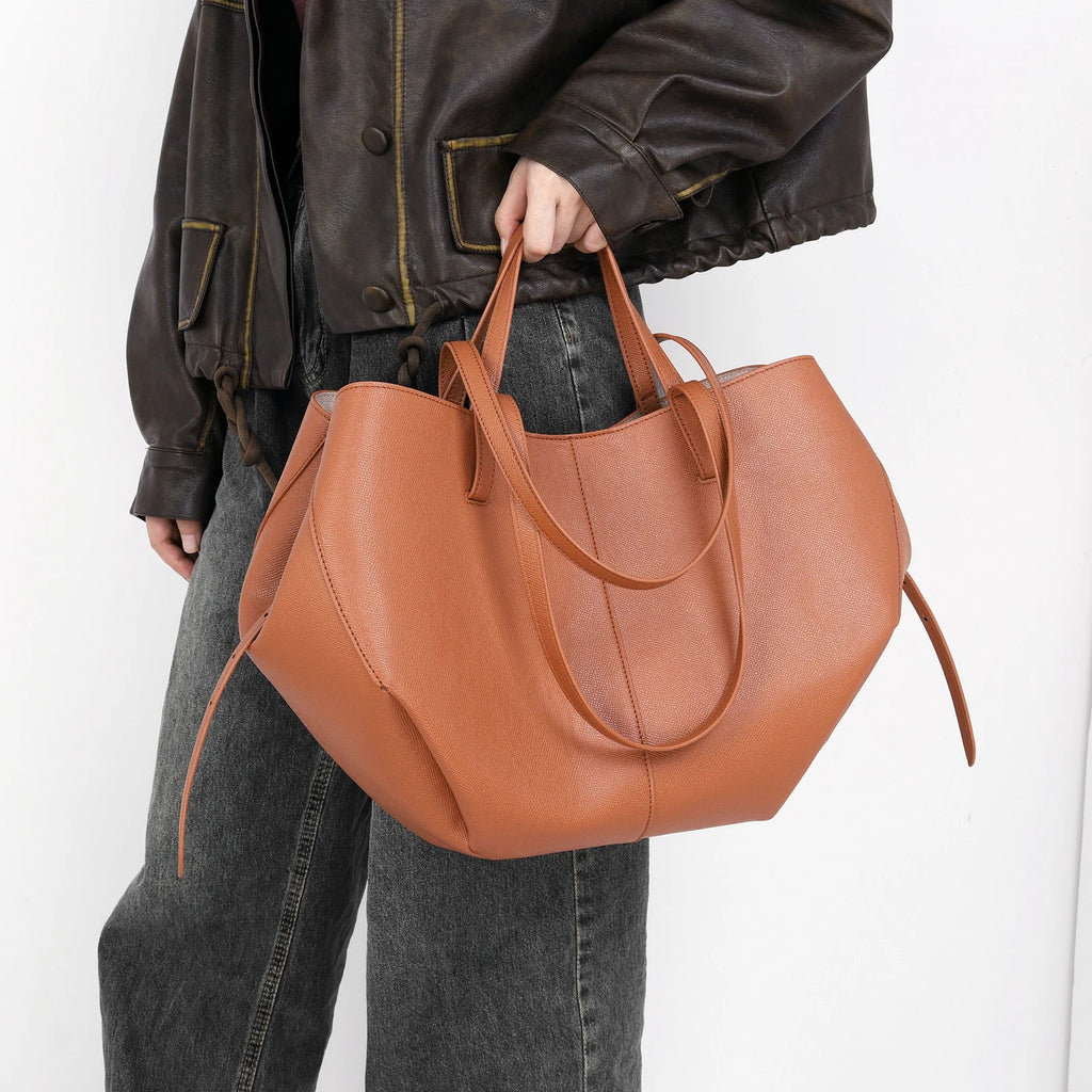 Statement Leather Tote Bag